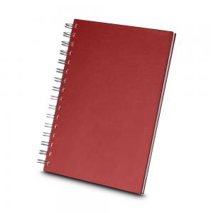 Caderno personalizado com capa em papel couchê 80 FOLHAS PAUTADAS 15x21cm   ENCADERNAÇÃO WIRE Somente uma Arte por Pedido